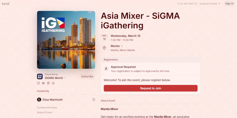 Asia Mixer - SiGMA iGathering