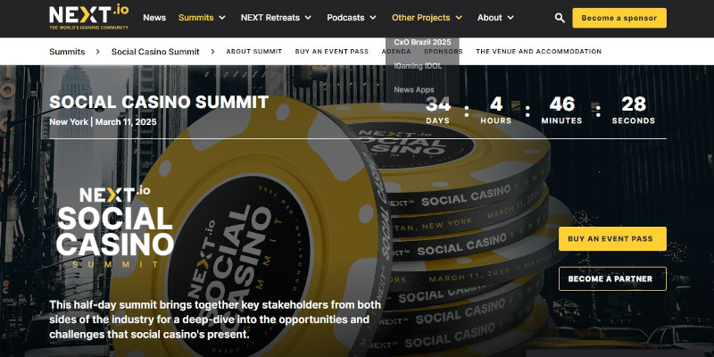 NEXT.IO Social Casino Summit 2025